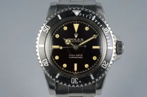 1960’s Rolex Submariner 5512 PCG Gilt Chapter Ring Dial