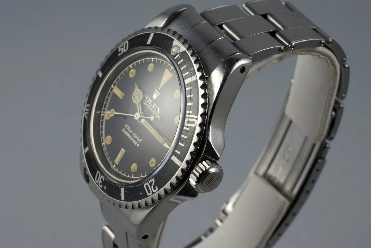 1960’s Rolex Submariner 5512 PCG Gilt Chapter Ring Dial