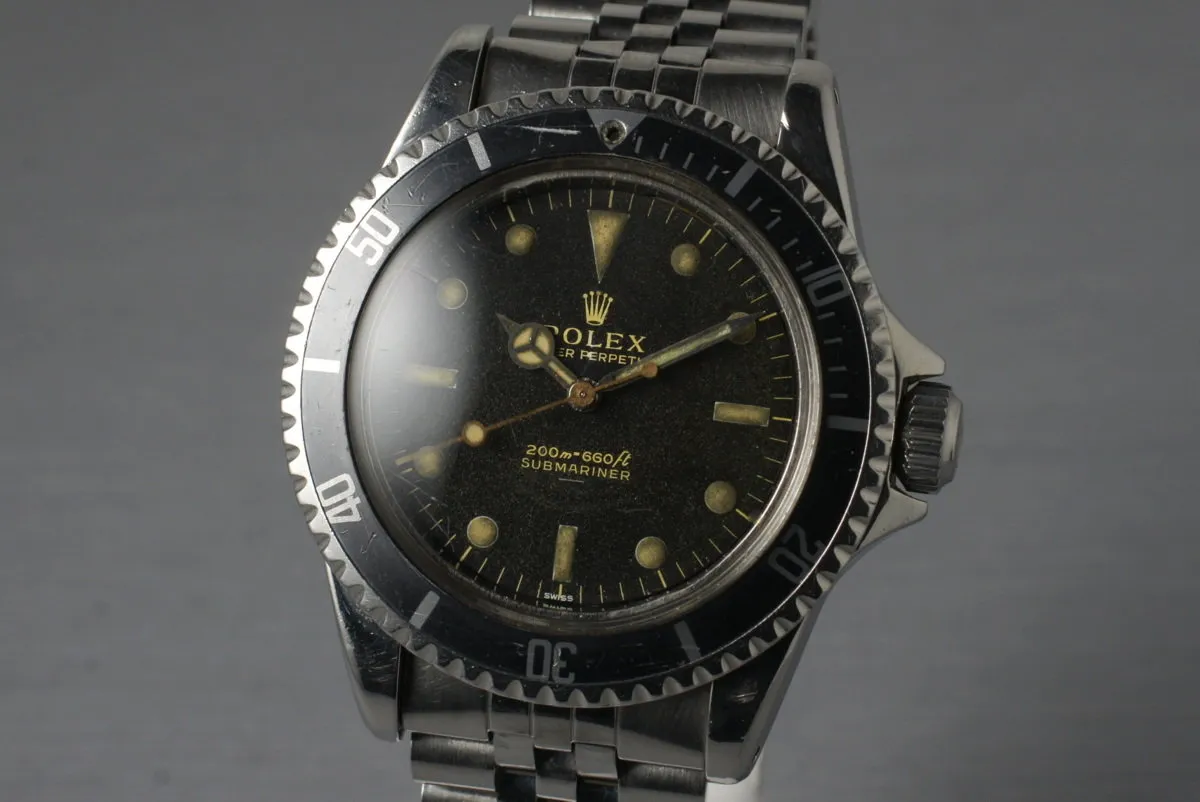 1963 Rolex Submariner 5513 Gilt Underline Dial