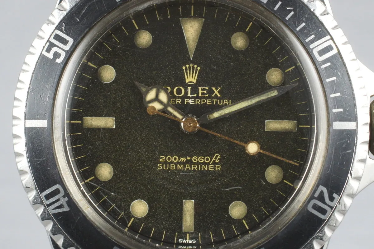 1963 Rolex Submariner 5513 Gilt Underline Dial