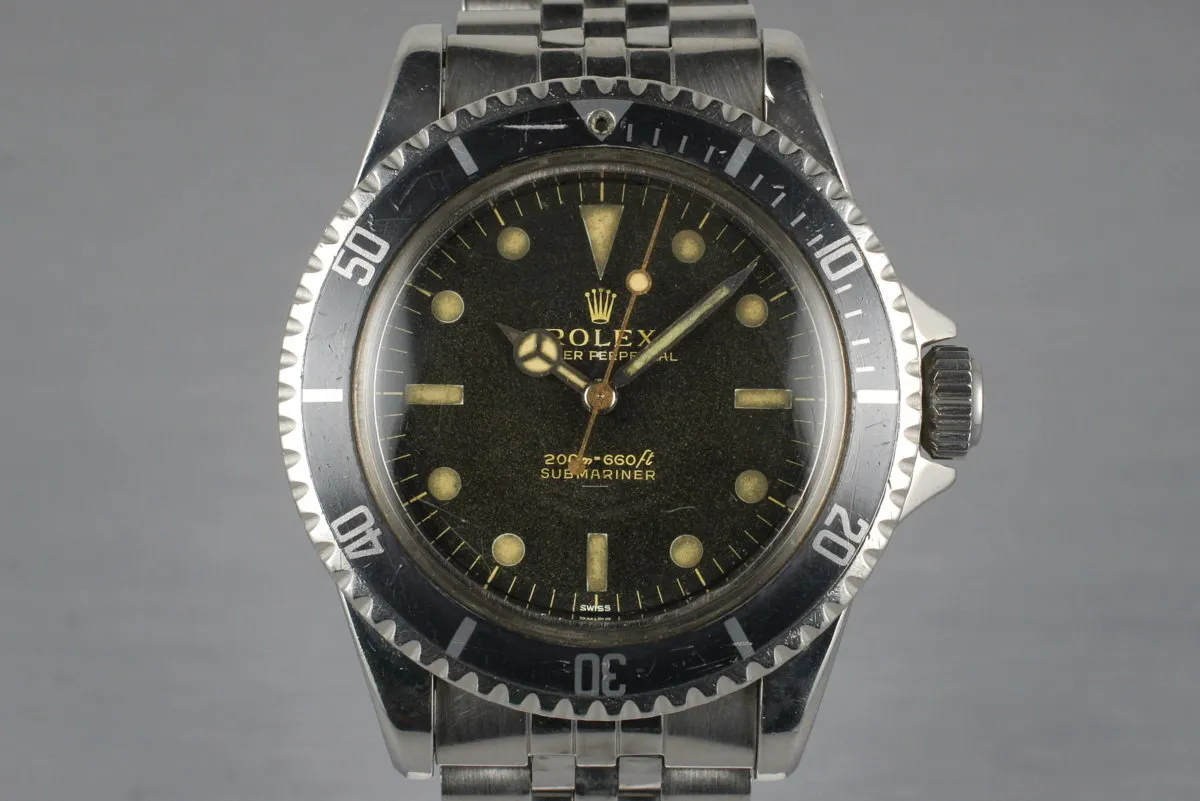 1963 Rolex Submariner 5513 Gilt Underline Dial