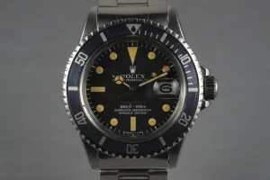 1971 Rolex Red Submariner  1680 Mark 5 Dial