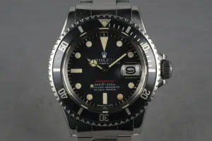 1971 Rolex Red Submariner 1680 Mark IV