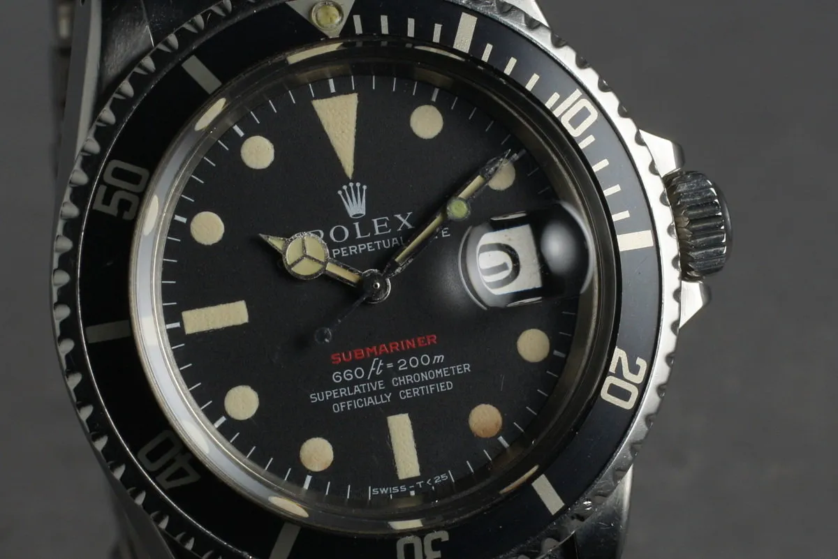 1971 Rolex Red Submariner 1680 Mark IV