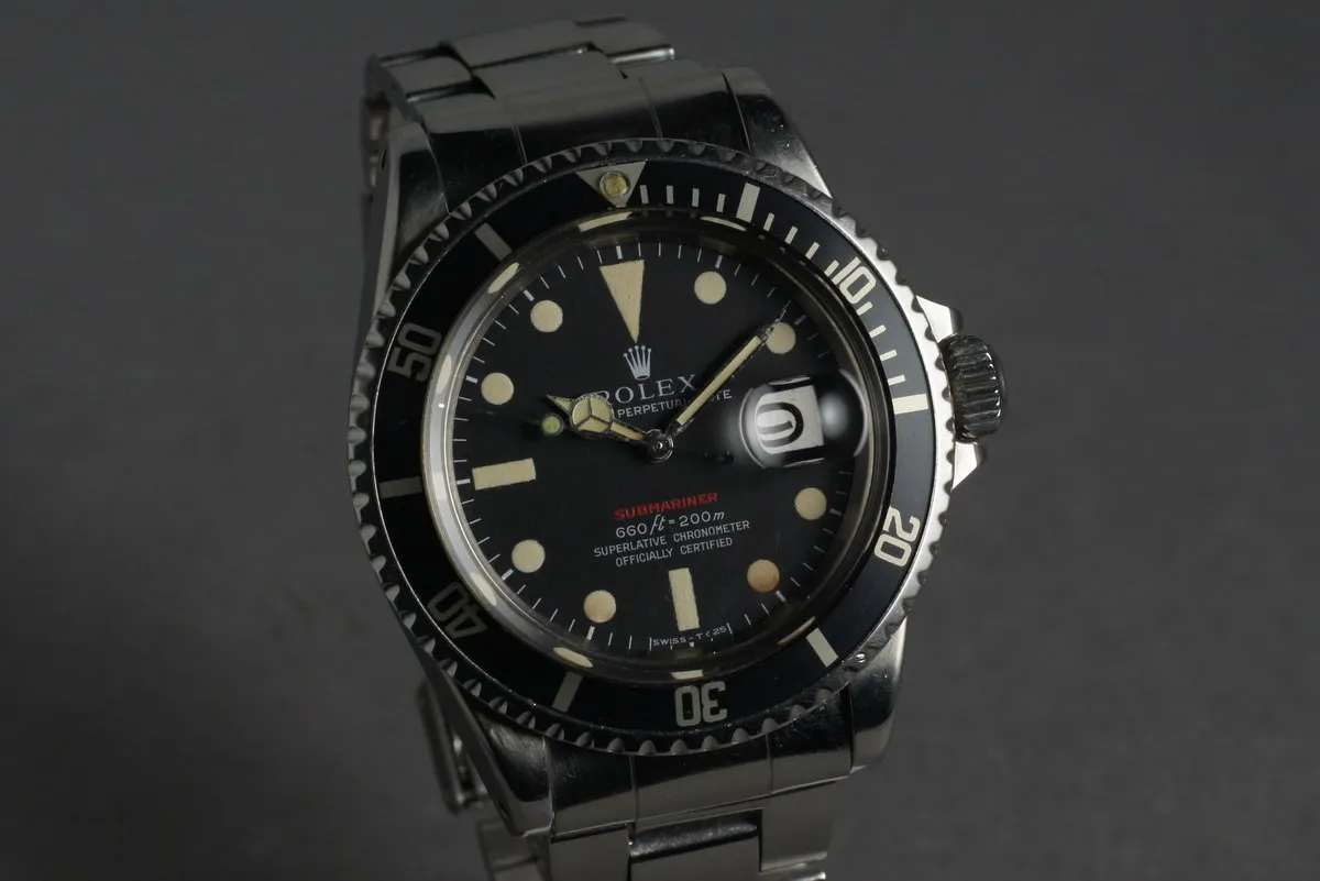 1971 Rolex Red Submariner 1680 Mark IV