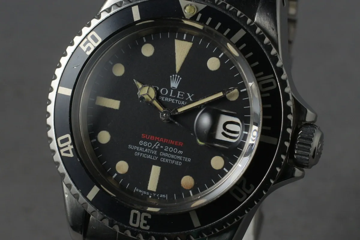 1971 Rolex Red Submariner 1680 Mark IV