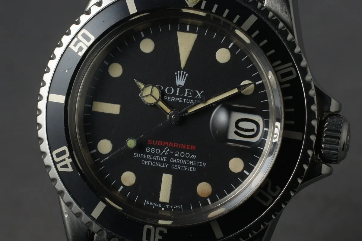 1971 Rolex Red Submariner 1680 Mark IV