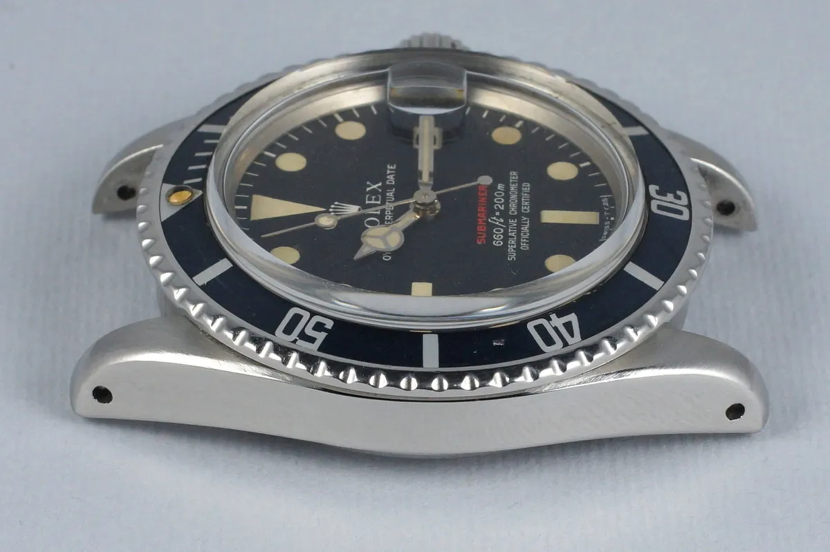 1972 Rolex Red Submariner 1680 Mark V Dial