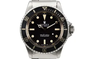 1972 Rolex Submariner 5513 with 'Non-Serif' Dial