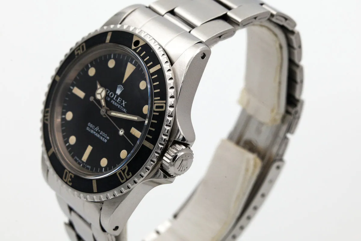 1972 Rolex Submariner 5513 with 'Non-Serif' Dial