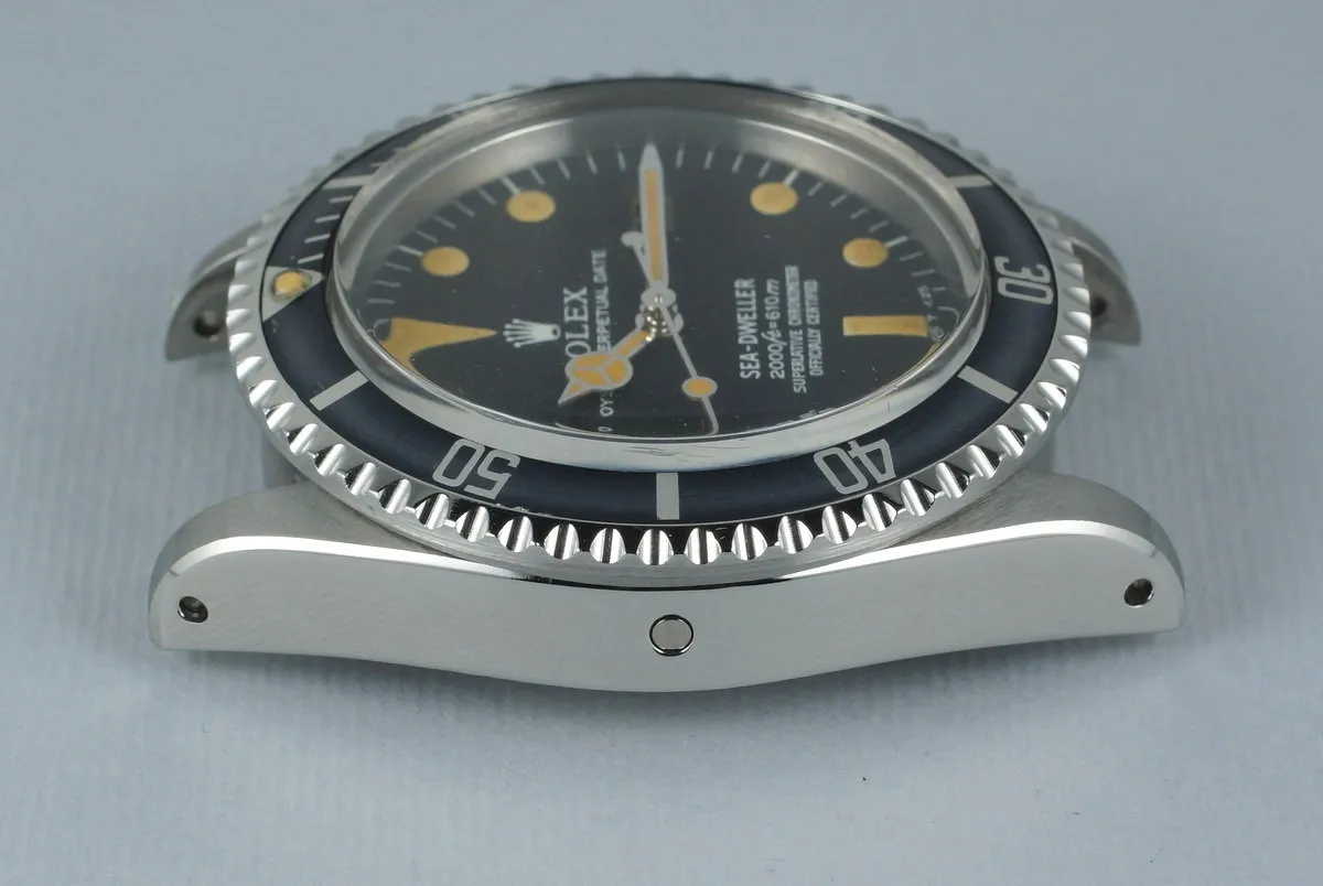 1978 Rolex Sea Dweller 1665 Rail Dial with Box and Accessories