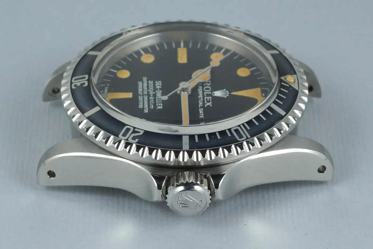 1978 Rolex Sea Dweller 1665 Rail Dial with Box and Accessories