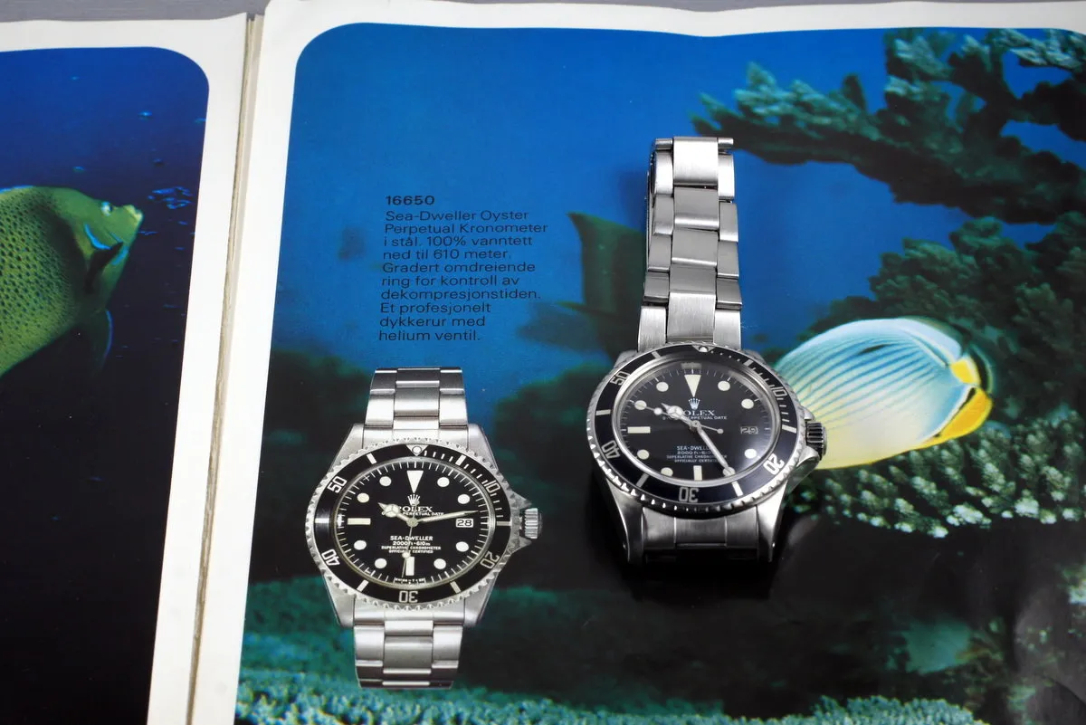 1978 Rolex Sea Dweller Ref: 1665 Mark I ‘Great White’ Dial with Box and Papers