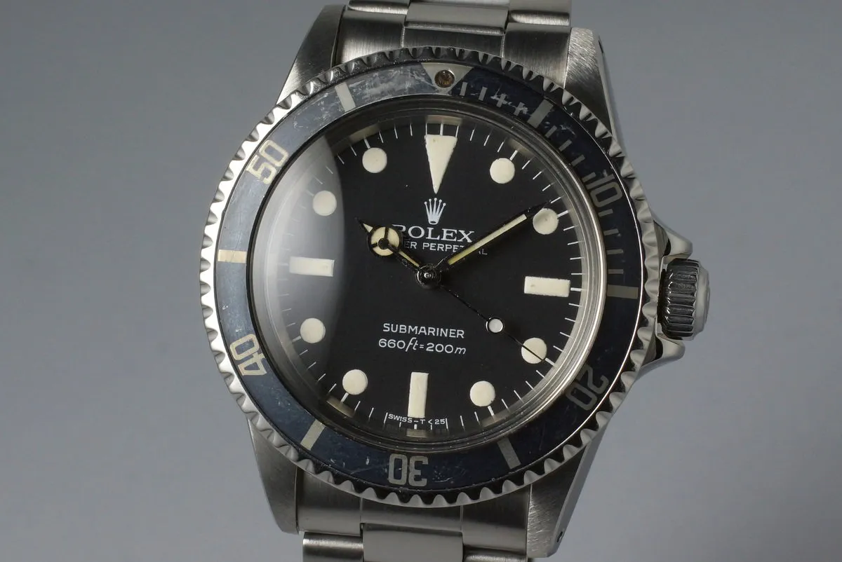 1979 Rolex Submariner 5513 Mark IV Maxi Dial