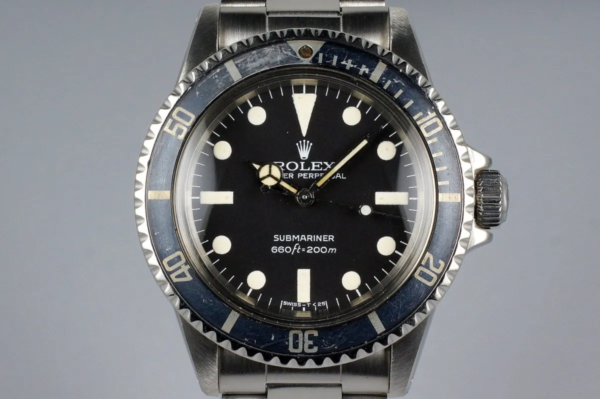 1979 Rolex Submariner 5513 Mark IV Maxi Dial