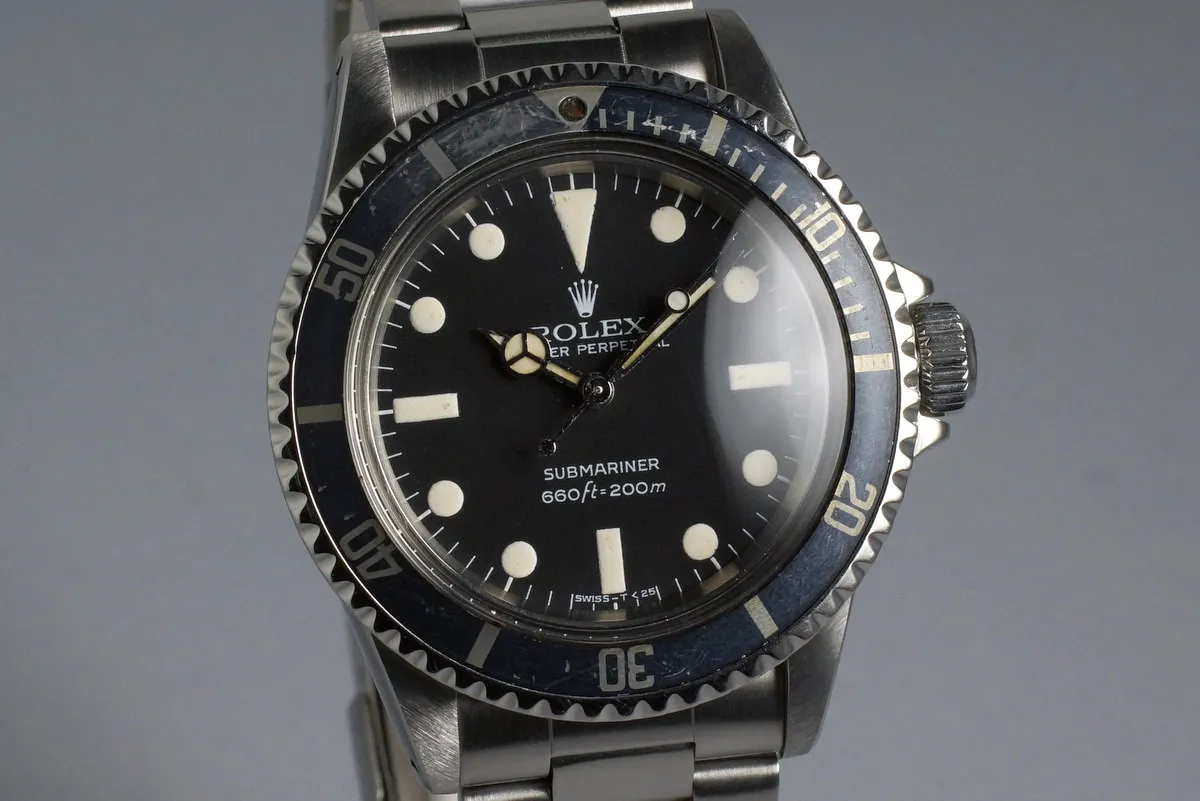 1979 Rolex Submariner 5513 Mark IV Maxi Dial