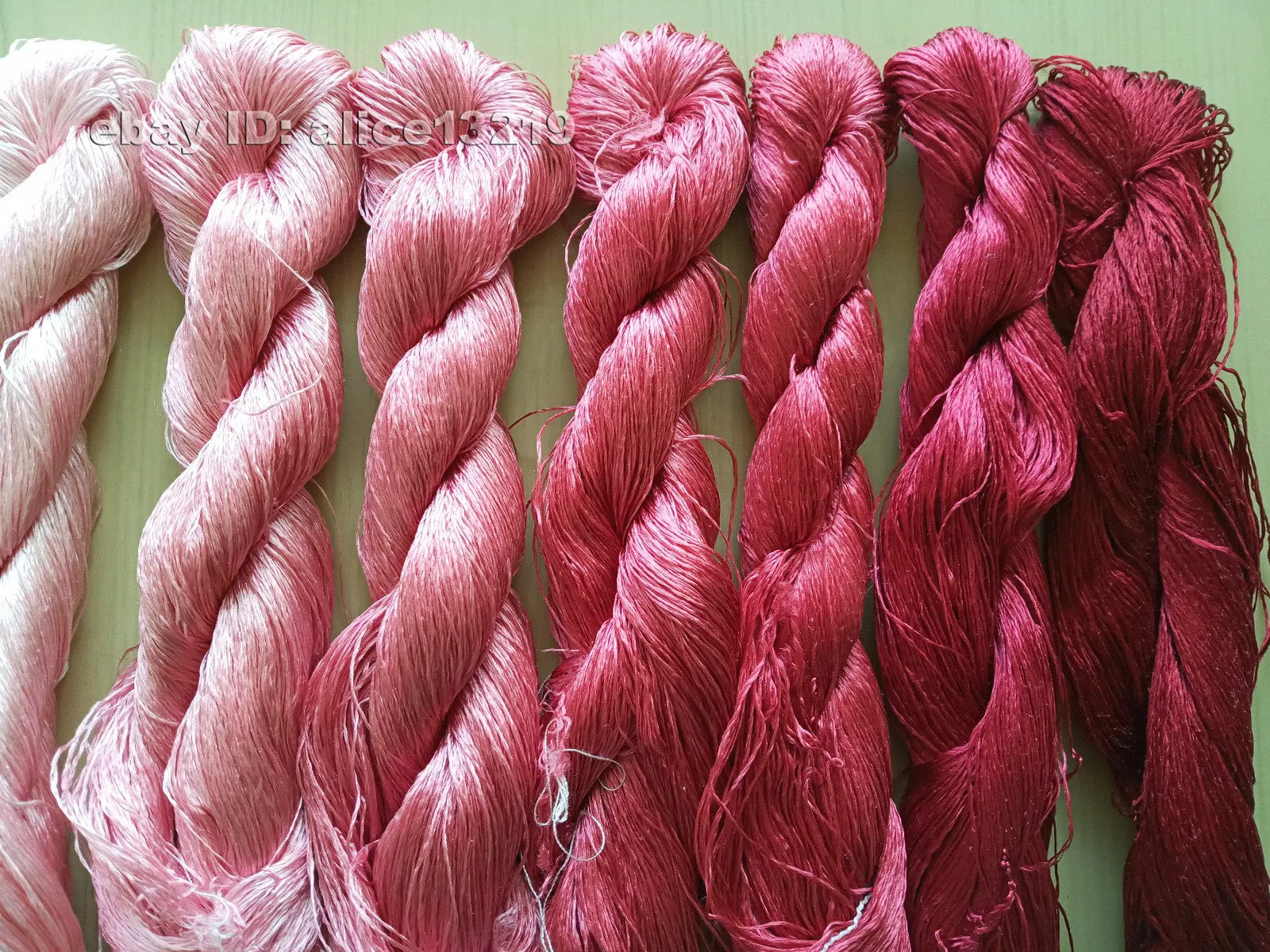 8bundles 100%real mulberry silk,hand-dyed embroidery silk floss/thread N35