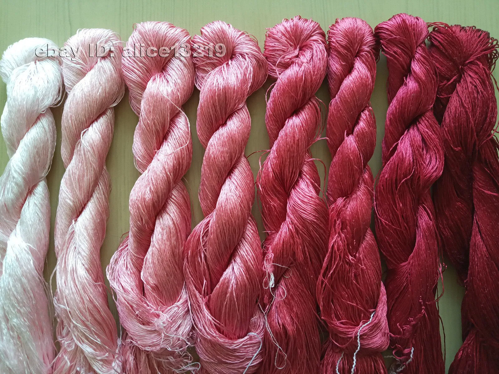 8bundles 100%real mulberry silk,hand-dyed embroidery silk floss/thread N35