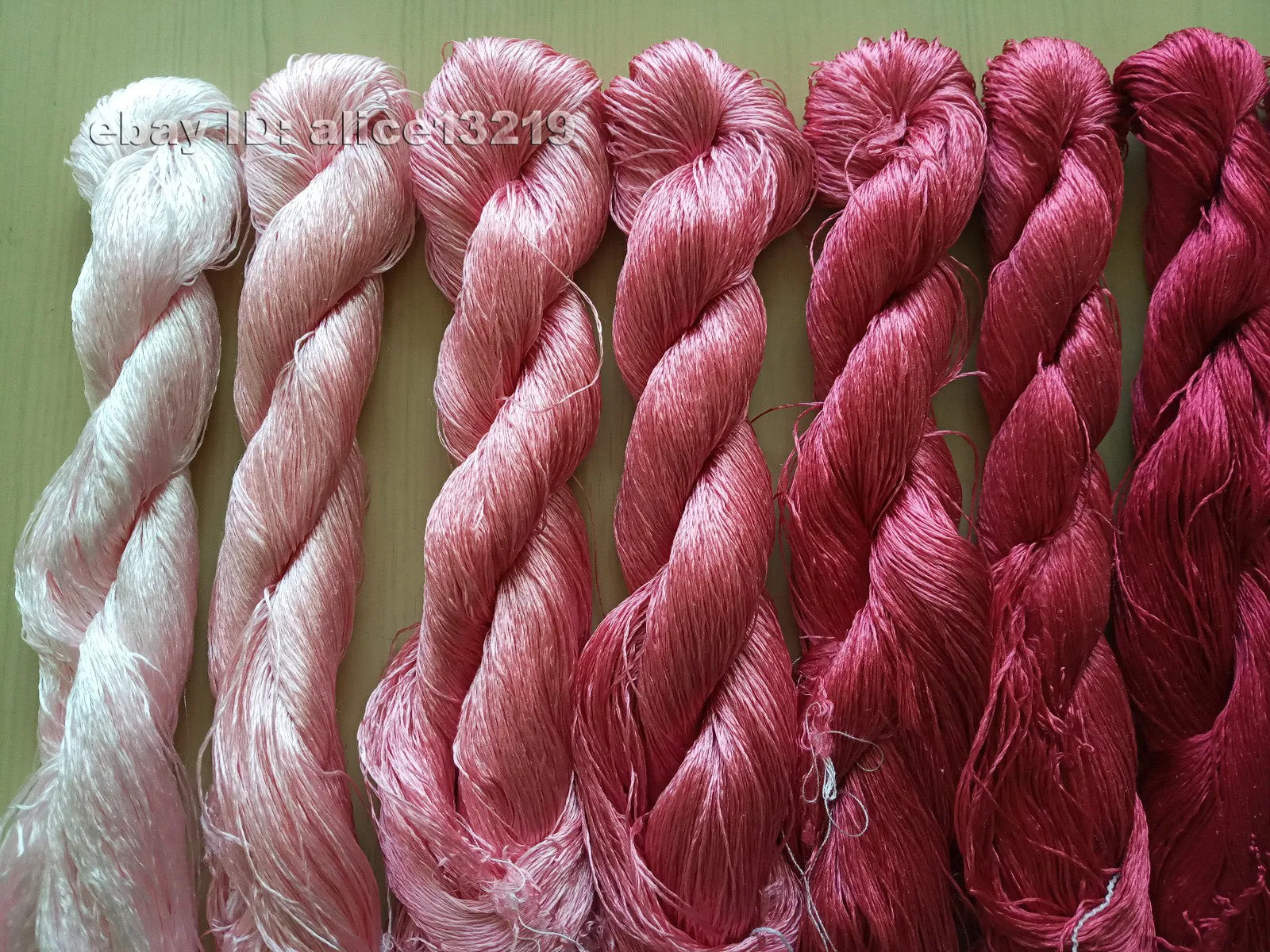 8bundles 100%real mulberry silk,hand-dyed embroidery silk floss/thread N35