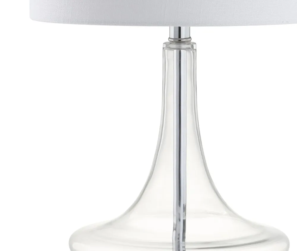 Ace 25.5" Glass Teardrop LED Table Lamp, Set of 2