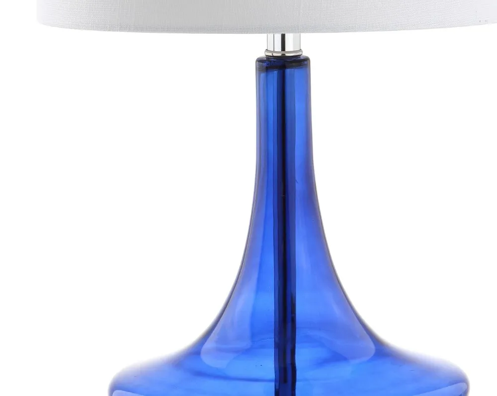 Ace 25.5" Glass Teardrop LED Table Lamp, Set of 2