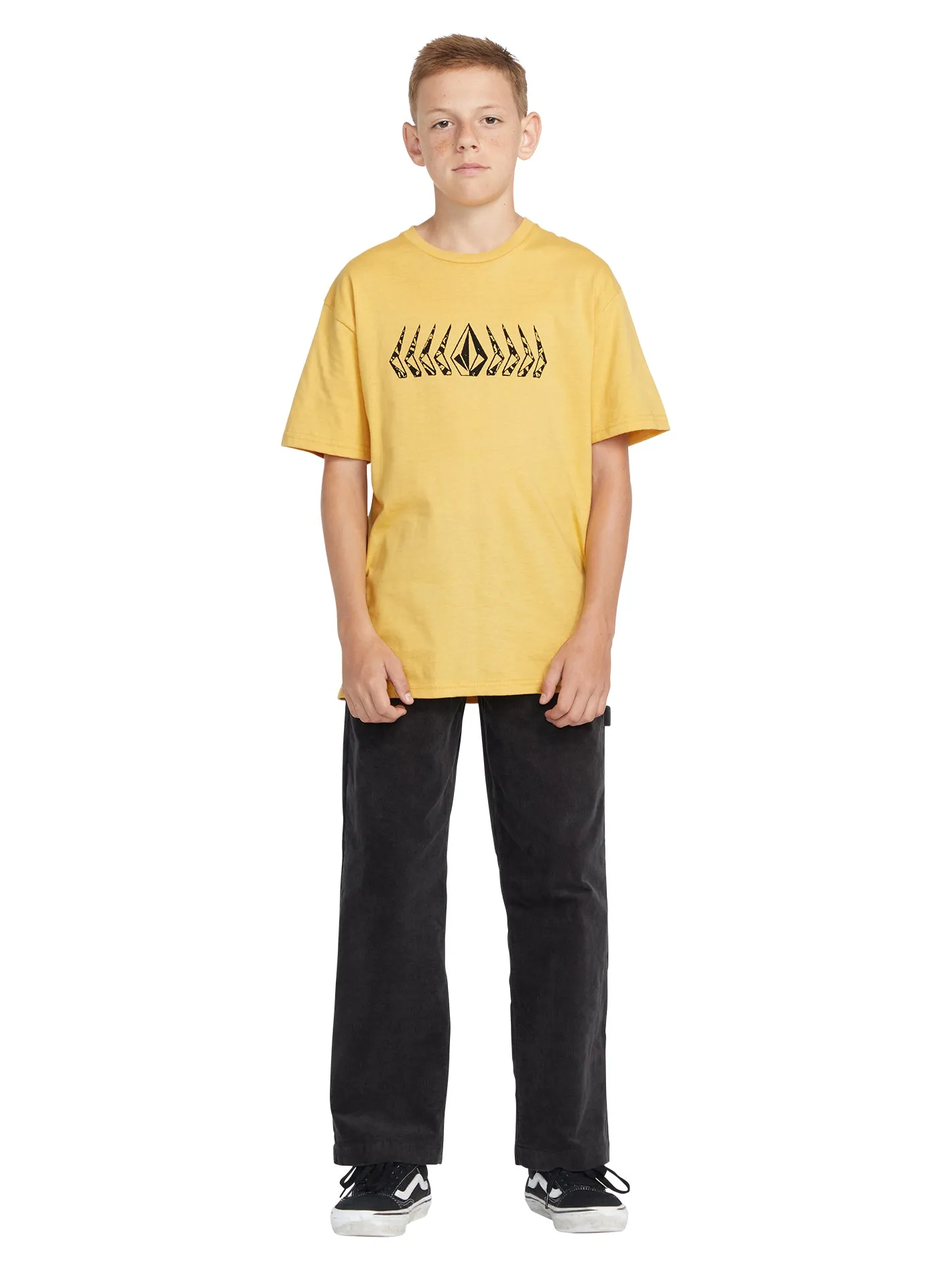 Big Boys Phaset Short Sleeve Tee - Golden Mustard