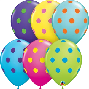 Big Polka Dots Balloons- 6 pcs