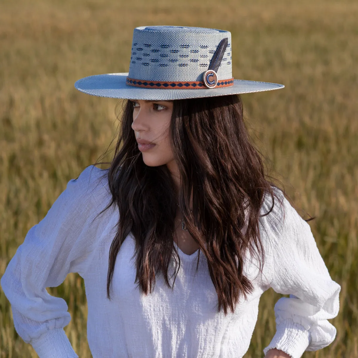 Blue Roan Fashion Hat