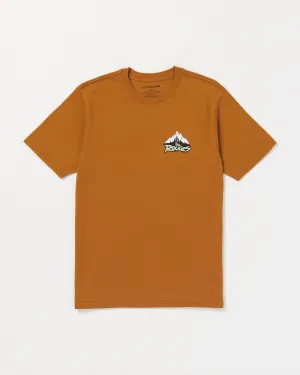 Cliffside Short Sleeve Tee - Chestnut Brown