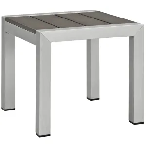 Coast Outdoor Patio Aluminum Side Table