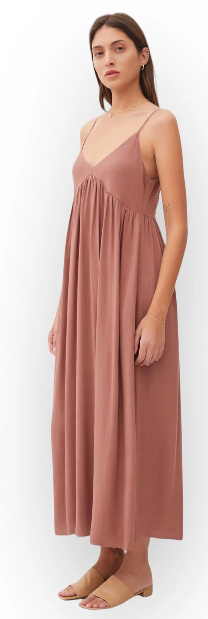 Cypress Maxi Dress- Terracotta