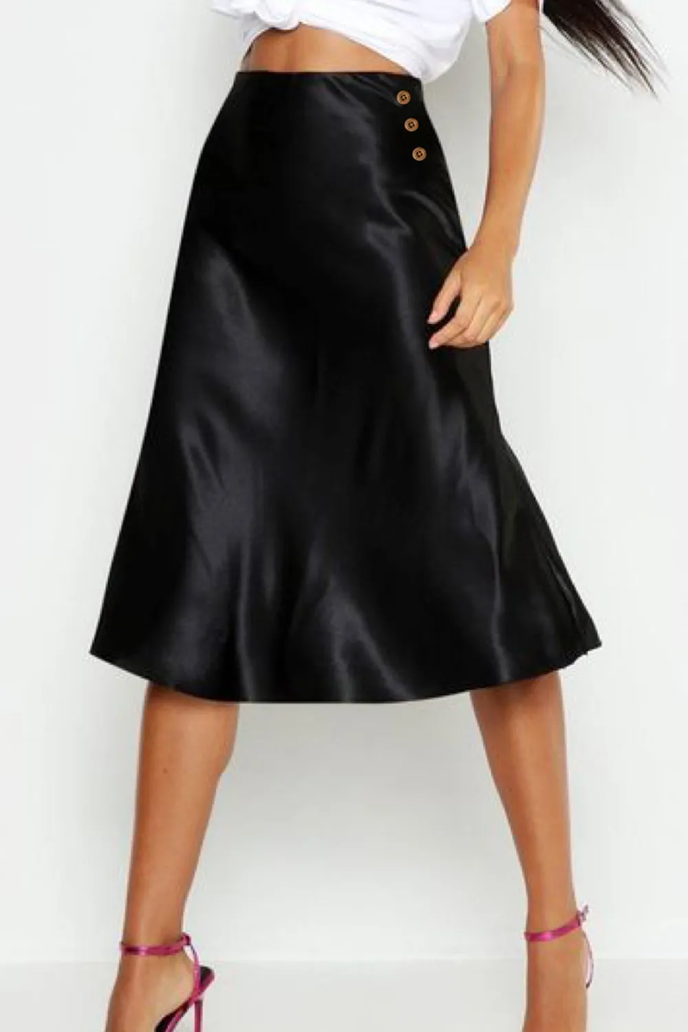 Dark Knight Mid Length Skirt