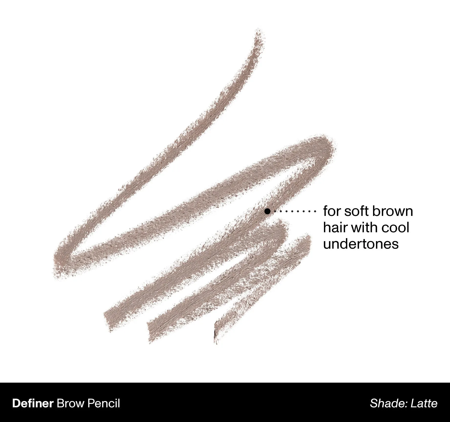 Definer Dual-Ended Brow Pencil & Spoolie - Latte