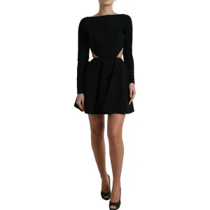 Dolce & Gabbana Elegant Cut Out A-Line Mini Dress