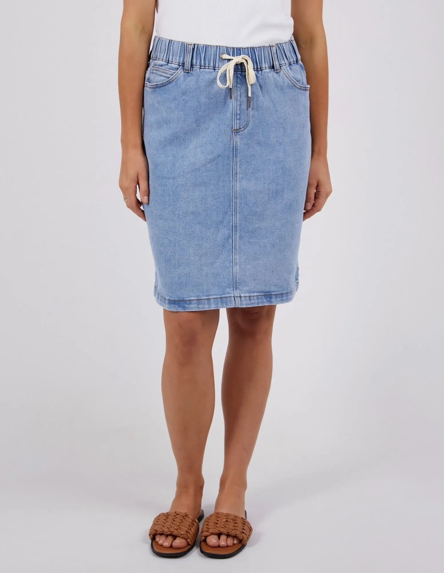 Elm Lifestyle - Skirt - Peta - Denim Blue