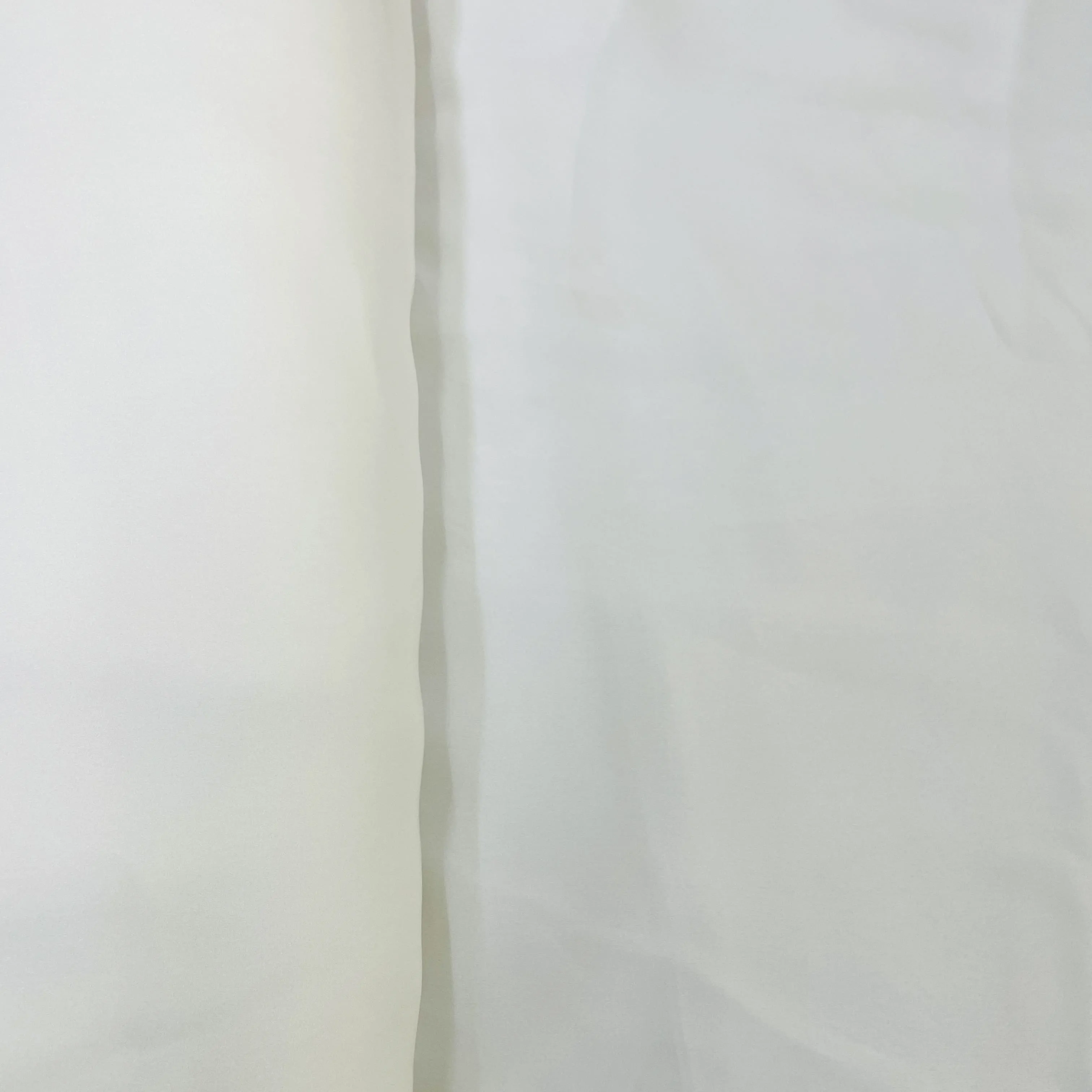 Exclusive White Solid Georgette Satin Fabric