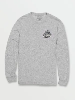 Frothy Days Long Sleeve Tee - Heather Grey