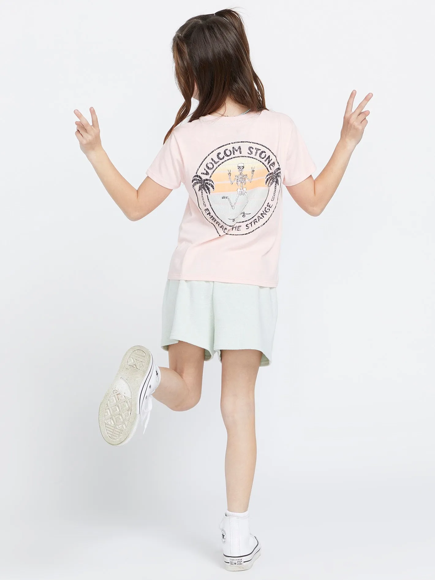 Girls Last Party Tee - Light Peony