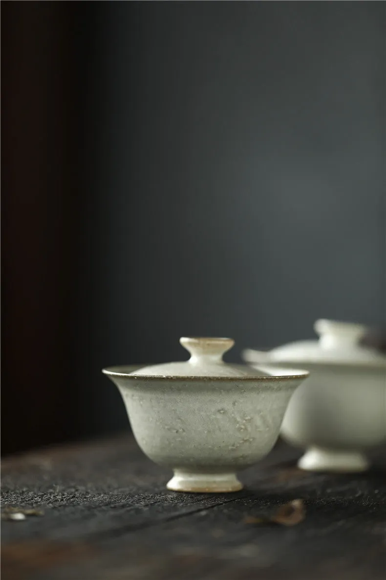 Gohobi Jingdezhen Artisan Japanese-Style High-Footed Gaiwan