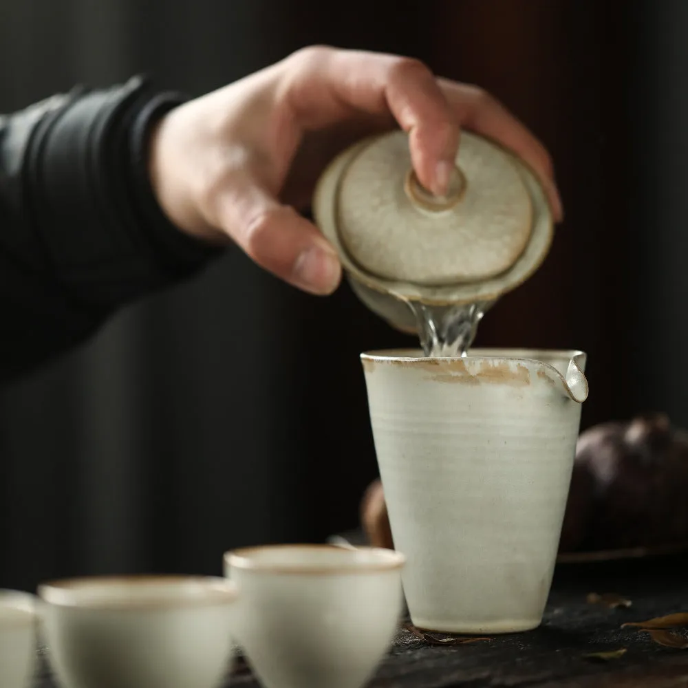 Gohobi Jingdezhen Artisan Japanese-Style High-Footed Gaiwan