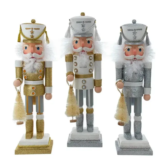 Hollywood Soldier Nutcracker - Silver