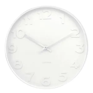 Karlsson Mr White Wall Clock White 38x38x6cm