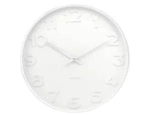 Karlsson Mr White Wall Clock White 51x51x7cm