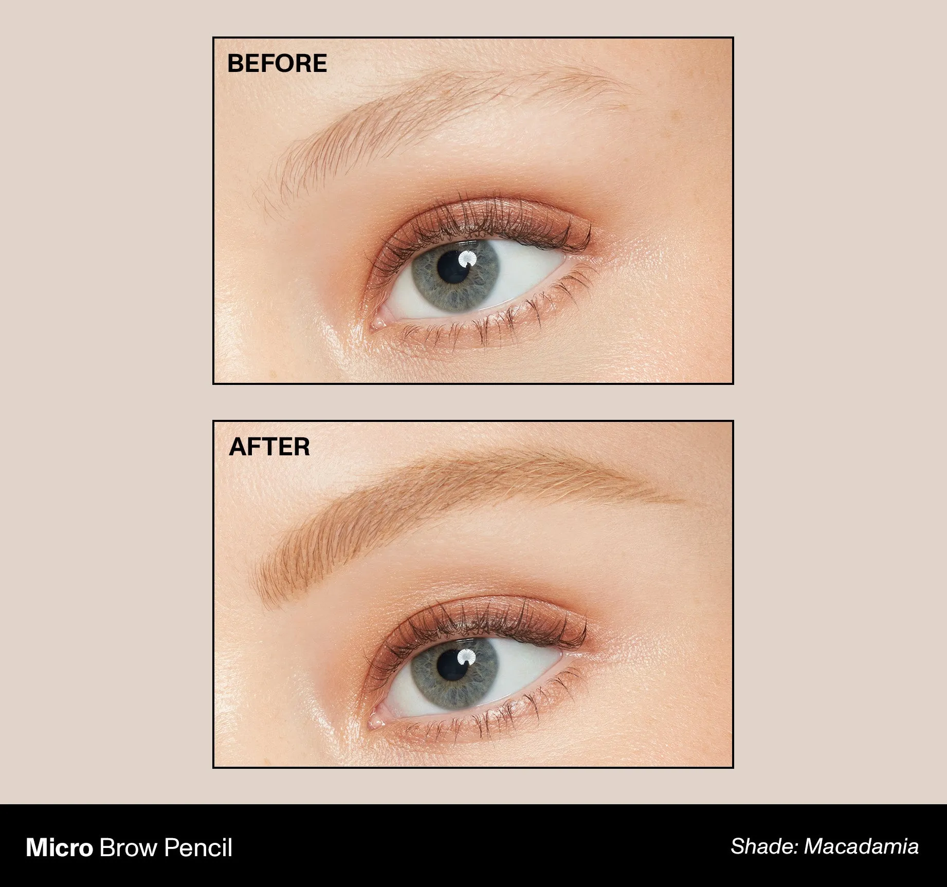 Micro Brow Dual-Ended Pencil & Spoolie - Macadamia