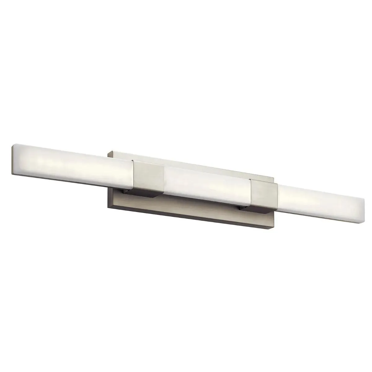 Neltev 36 In 1-Light LED Bathroom Vanity Light, Satin Nickel Finish