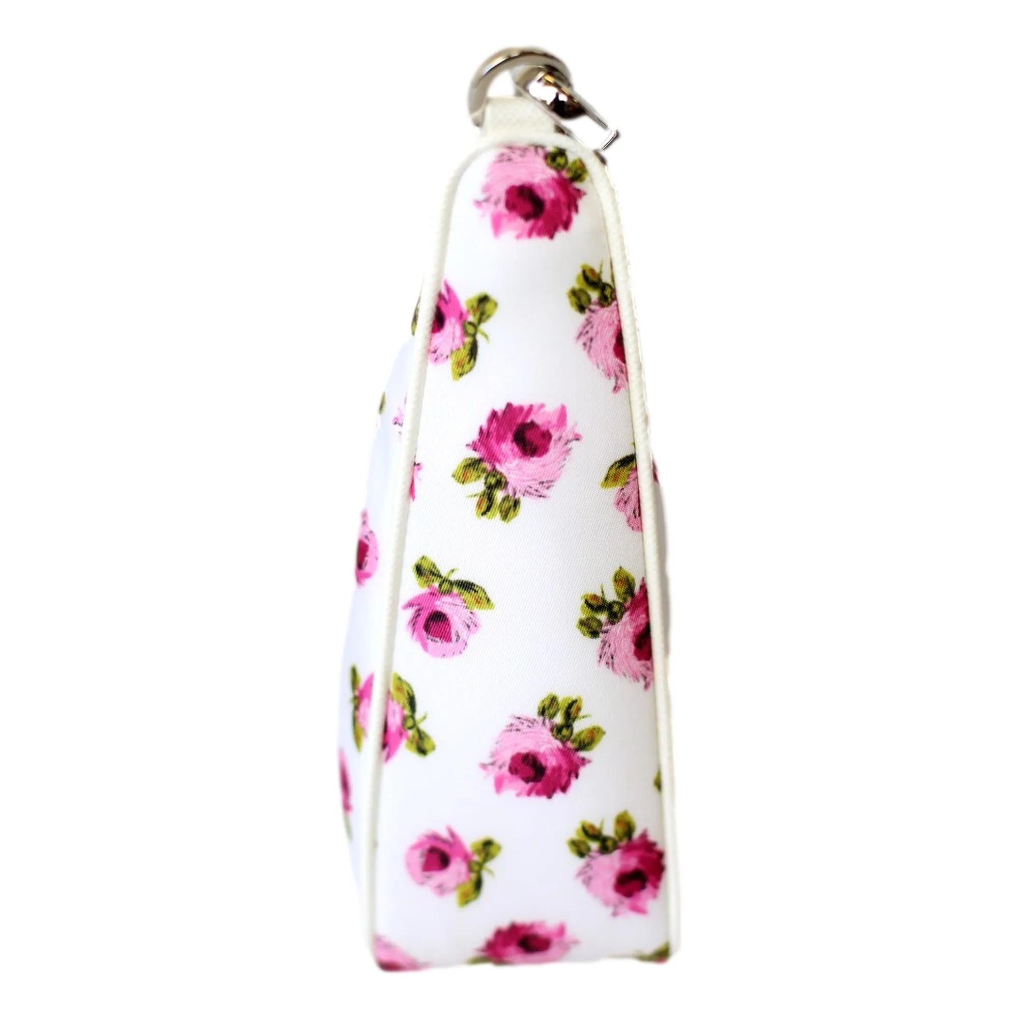 Prada Re-Edition Hobo Bag Tessuto Nylon Womens Mini Pink and White Floral