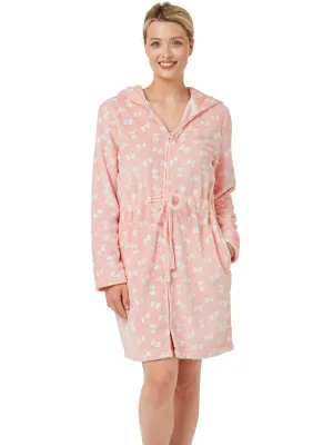 Printed Fleece Robe