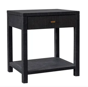 Ralph Single Drawer Nightstand (Black)