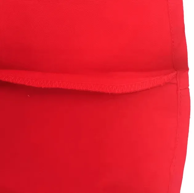 Red Cotton Full Circle Skirt