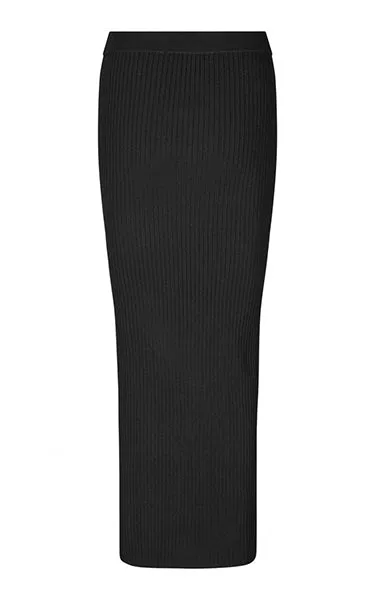 Second Female Black Knit Skirt